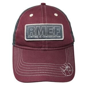 RMEF Hunting Is Conservation Sponsor Baseball Cap Multicolor One Size Adjustable